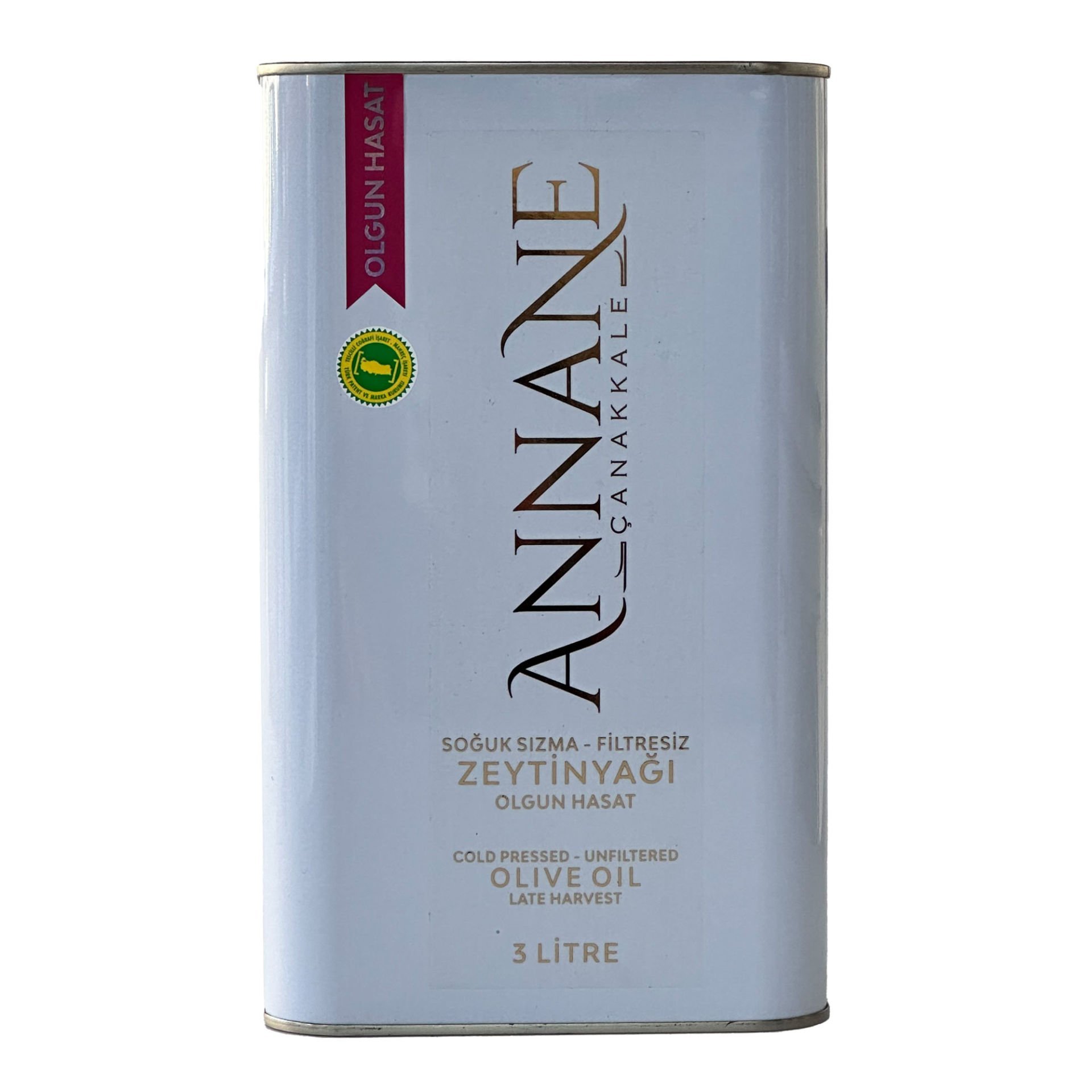 Olgun Hasat Soğuk Sızma Zeytinyağı – 3 L