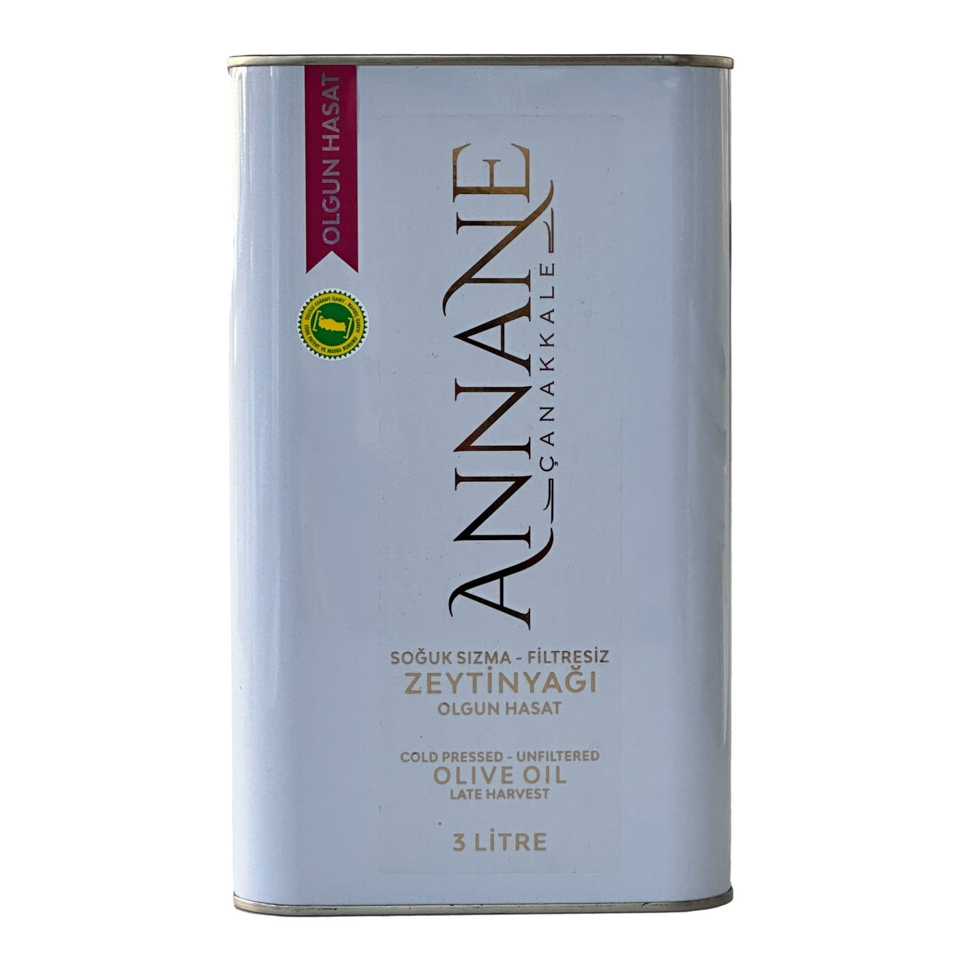 Olgun Hasat Soğuk Sızma Zeytinyağı – 3 L