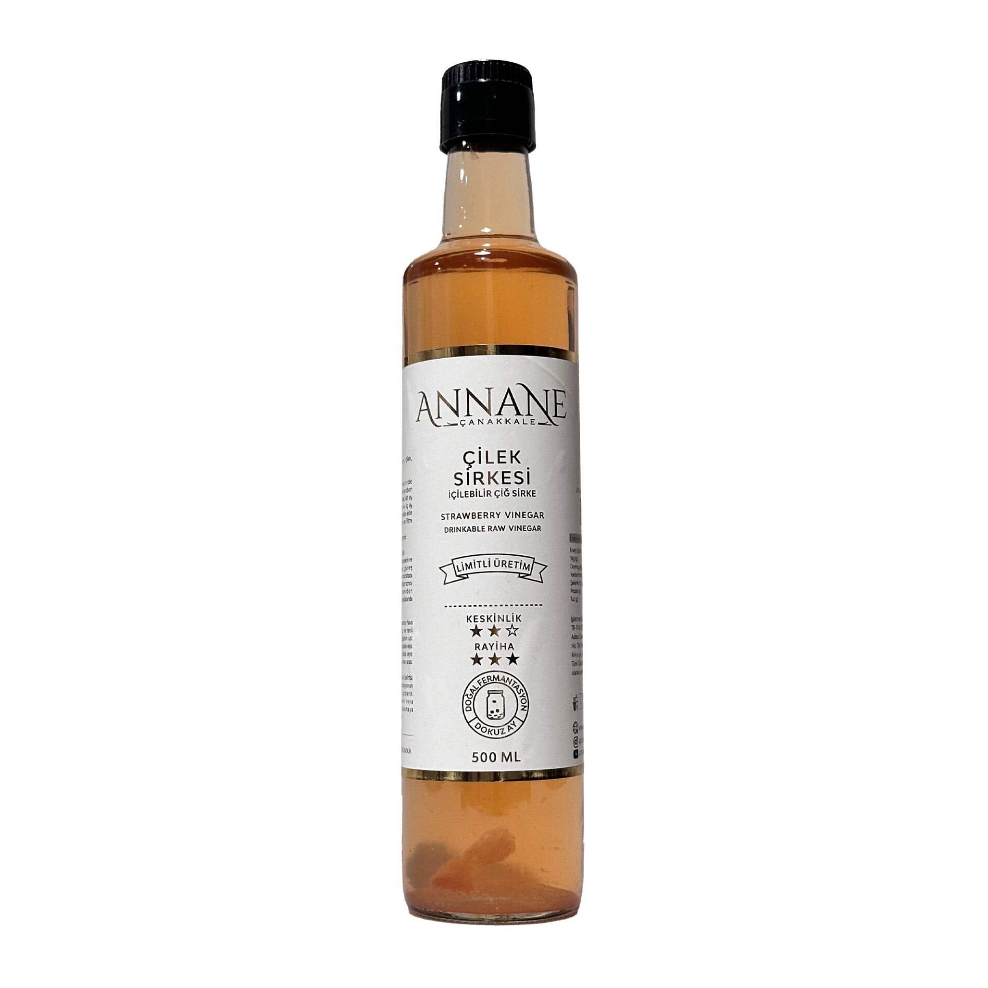 Çilek Sirkesi - 500 ml