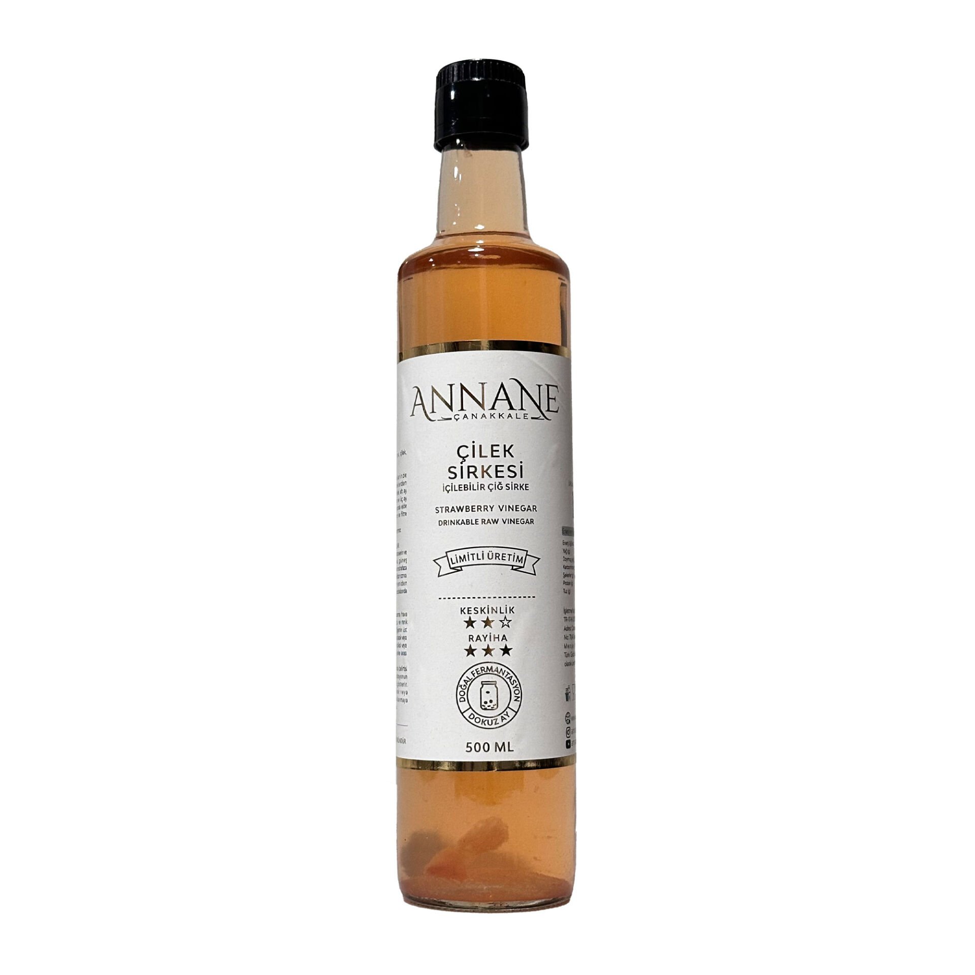Çilek Sirkesi - 500 ml