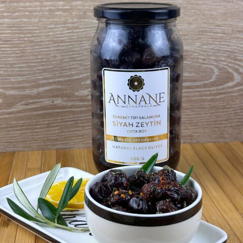Edremit Tipi Salamura Siyah Zeytin (M)