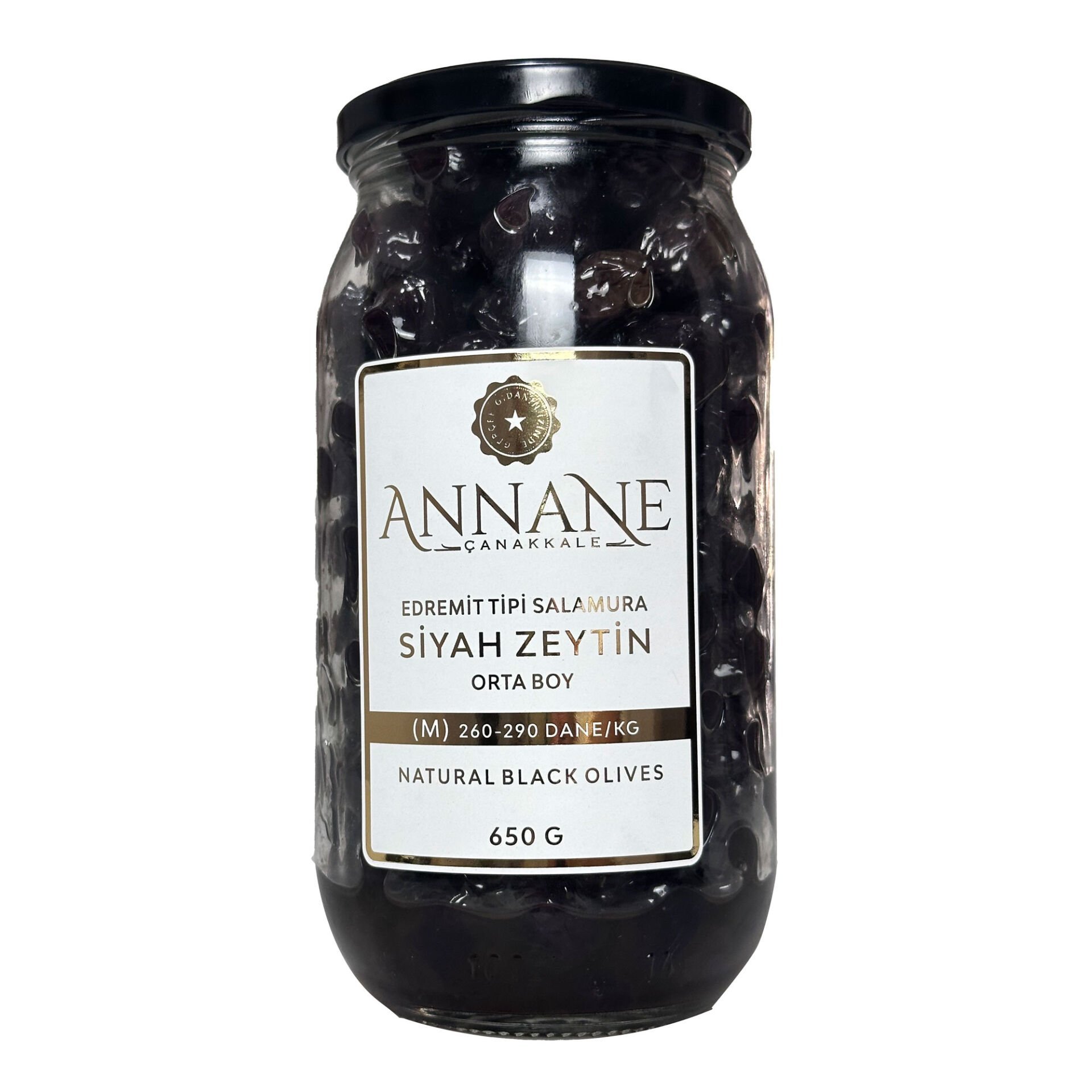 Edremit Tipi Salamura Siyah Zeytin (M)