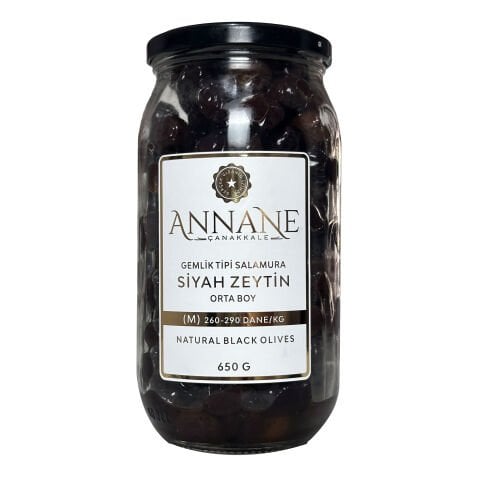 Gemlik Tipi Salamura Siyah Zeytin (M)