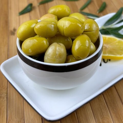 Domat Tipi Kırma Yeşil Zeytin (3XL)