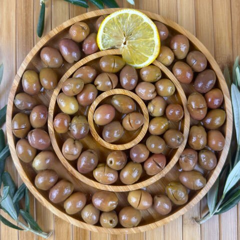 Edremit Tipi Kırma Yeşil Zeytin (XS)