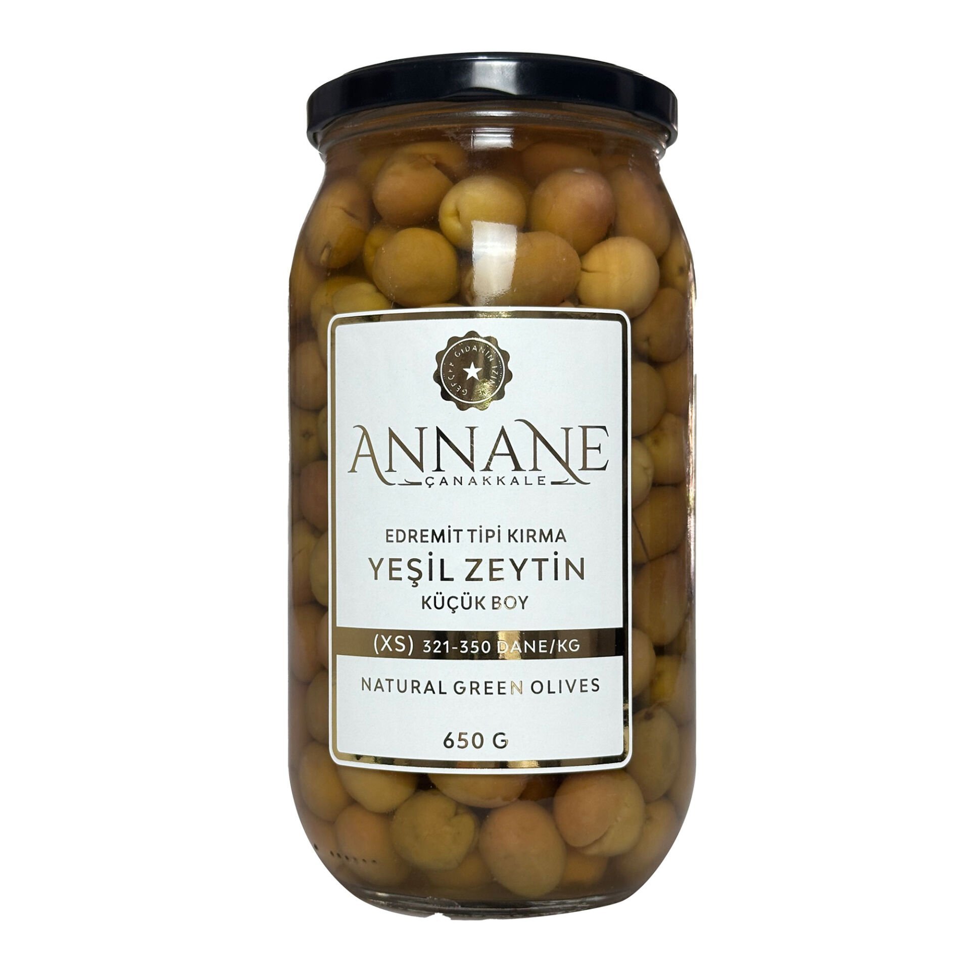 Edremit Tipi Kırma Yeşil Zeytin (XS)