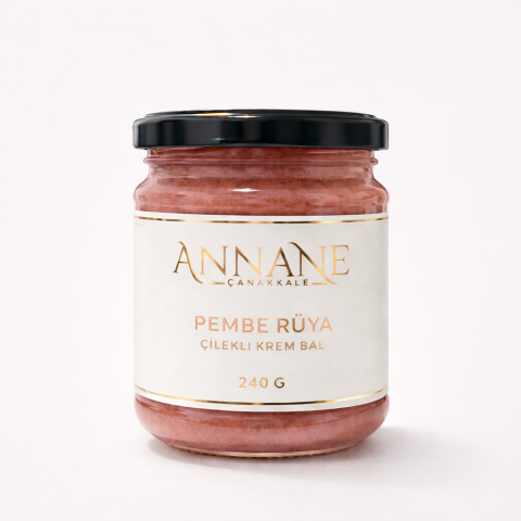 Pembe Rüya - Çilekli Krem Bal - 240 g